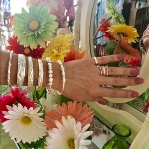 Silver Bangle bracelets